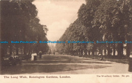 R041804 The Long Walk. Kensington Gardens. London. Woodbury. No 502 - Other & Unclassified