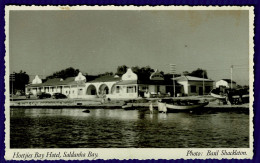 Ref 1649 - Real Photo Plain Backed Card - Hoetjies Bay Hotel - Saldanha Bay South Africa - Afrique Du Sud