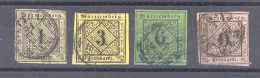 Wurtemberg  :  Mi  1-4  (o) - Used