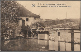 CPA CARTE POSTALE BELGIQUE BRUXELLES-ANDERLECHT VIEUX MOULIN SUR LA SENNE A LA CHAUSSEE DE MONS - Anderlecht