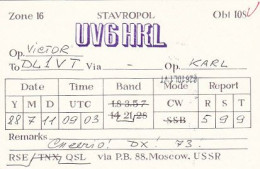 AK 210707  USSR - Stavropol - Radio-amateur