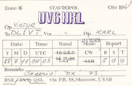AK 210707  USSR - Stavropol - Radio Amatoriale