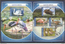 Hm0521 2018 Maldives Water Birds Fauna #7418-1+Bl1149 Mnh - Altri & Non Classificati