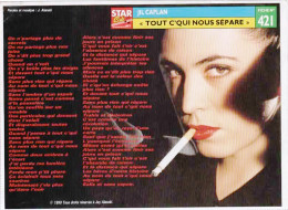 *Fiches Souple STAR Club - Portrait Chanteur Avec Chanson - Jil CAPLAN (recto) Et PET SHOP BOYS (verso) - Autres & Non Classés