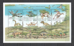 Nw0617 Comoros Fauna Reptiles Prehistoric Animals Dinosaurs 1Sh Mnh - Vor- U. Frühgeschichte