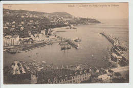 NICE - ALPES MARITIMES - L'ENTREE DU PORT - VUE PRISE DU CHATEAU - Transport (sea) - Harbour