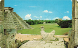 MEXIQUE - Chichen Itza - Yucatan - Mexico - Chac Mool Figure At The Temple Of The Warriors - The Castle - Carte Postale - Mexiko