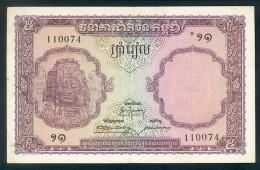 Kambodscha - Cambodia - 5 Riels - Pick 2 - Sign. 1 - 1955 - Sehr Selten ! - Cambogia