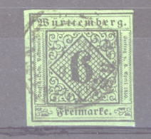 Wurtemberg  :  Mi  3 IIb  (o)   Type IIb - Usados