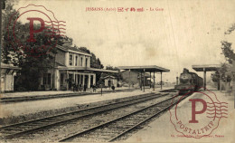 FRANCIA. FRANCE. JESSAINS LA GARE. ESTACION. TREN. - Autres & Non Classés