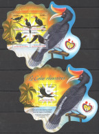 St2928 2014 Guinea Birds Fauna Le Calao Rhinoceros Toucans Kb+Bl Mnh Stamps - Sonstige & Ohne Zuordnung