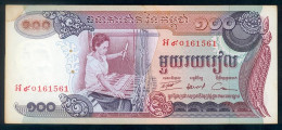 2 X Kambodscha - Replacement - Cambodia - 2 X 100 Riels - Pick 15a - Sign.13 - Replacement - 1972 - Sehr Selten - Cambodge