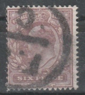 GB 1911: 6 D EVII Somerset Print. Used, Pale Redd. Purple (shade Checked By The German Expert H.Richter; S:G: Sp, M33(7) - Usados