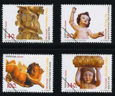 Portugal Açores Azores 1997 SPECIMEN Boiseries Dorées Baroque Sculpture Gilded Woodwork ** - Unused Stamps