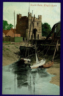 Ref 1650 - Early Postcard - Boats At South Gate Kings Lynn Norfolk - Autres & Non Classés