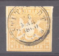 Wurtemberg  :  Mi  12  (o) - Used