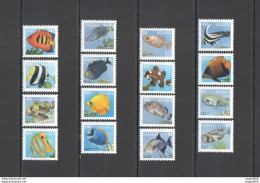 Pm125 Dominica Fauna Fish & Marine Life !!! Big Set Mnh - Maritiem Leven