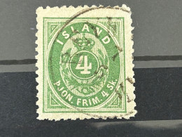 Island Dienstmarke Mi - Nr. 1 . Gestempelt . - Oficiales