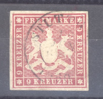 Wurtemberg  :  Mi  14  (o) - Used