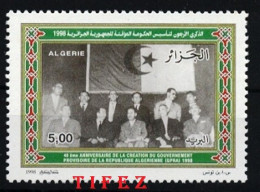 Année 1998-N°1176 Neuf**MNH : 40e Anniversaire Du GPRA (Gouvernement Provisoire Algérien - 1958) - Algérie (1962-...)