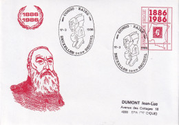 Lettres & Documents  Belgique België Belgium Congo-Zaïre  Bruxelles 1986 - Lettres & Documents