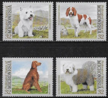 MICRONESIE - CHIENS - N° 344 A 347 - NEUF** MNH - Dogs