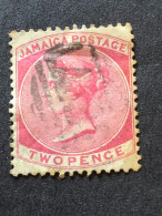 JAMAICA  SG 9  2d Rose Wmk CC Crown FU - Giamaica (...-1961)