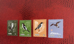 MALTE 1981 4v Neuf MNH ** Mi 624 / 627 YT 612 / 615 Pájaro Bird Pássaro Vogel Ucello Oiseau MALTA - Other & Unclassified