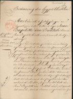 DOKUMENT 1836 STAD OUDENAARDE = BEWARING DER HYPOTHEKEN    6 BESCHREVEN BLADZIJDEN - Documents Historiques