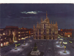 Milano - Piazza Duomo - Notturno - Viaggiata - Milano (Milan)