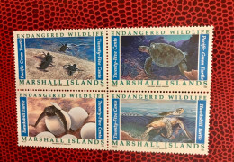 MARSHALL ISLANDS 1990 4v Neuf MNH ** YT 296 / 299 Reptil Tortuga Reptile Turtle Reptil Schildkröte Réptil Tartaruga - Tortues