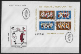 ROUMANIE - DANSES FOLKLORIQUES - BF 148 ET 149 - 2 ENVELOPPES 1ER JOUR - Ideas Europeas