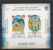 2007 MNH Turkish Cyprus, Mi Block 26 Postfris** - Unused Stamps