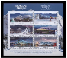 Russie 2013 YVERT N° 7437-7442 MNH ** Sochi 2014 - Nuovi