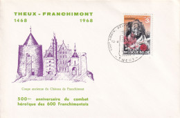 Lettres & Documents  Belgique België Belgium   Theux-Franchiront  1968 - Storia Postale