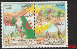 Année 1999-N°1215/1216 Neufs**MNH : 45ème Anniversaire De La Révolution - Algerien (1962-...)