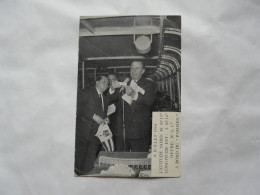 CROISIERE-COCKTAIL 1954 - S.E.R.T. -TIRAGE AU SORT : Réception à Bord Du "PARISIEN" - Mme De VILLEMANDY - Publicités
