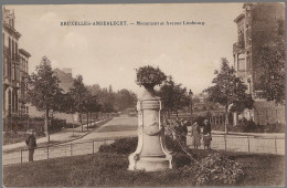 CPA CARTE POSTALE BELGIQUE BRUXELLES-ANDERLECHT MONUMENT ET AVENUE LIMBOURG - Anderlecht