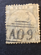 NEVIS SG 3  6d Grey Lilac On Greyish Paper FU   CV £60 - St.Christopher-Nevis-Anguilla (...-1980)