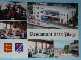 14 Calvados CPM Villerville Bar Restaurant La Plage Ancien Casino Multivues - Villerville