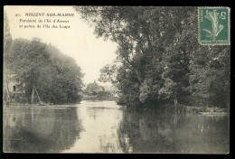 Nogent-sur-Marne - Extrémité De L'Île D' Amour Et Pointe De L'Ile Des Loups - Nogent Sur Marne