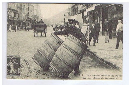 REPRODUCTION - LES PETITS METIERS DE PARIS - LE MARCHAND DE TONNEAUX - Kunsthandwerk