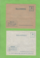 4 FELDPOSTBRIEFE UNGEBRAUCHT. - Military