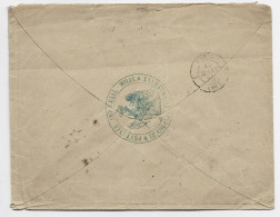 FRANCE N° 13 LOSANGE K DISTON 1858 LETTRE COVER + VERSO PRYTANEE IMPERIALE MILIT LE COLONEL COMMANDANT - 1849-1876: Periodo Classico