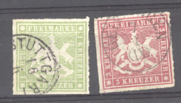 Wurtemberg  :  Mi  30-31  (o) - Used