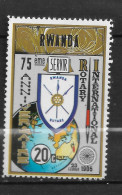 RWANDA   N°  925  " ROTARY " - Unused Stamps