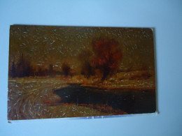 FRANCE POSTCARDS  PAINTINGS  JOUR D'HIVER   352   MORE  PURHASES 10% DISCOUNT - Otros & Sin Clasificación