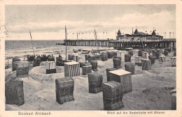 Ostseebad Ahlbeck Blick Auf Die Seebrücke Mit Strand Gl1926 #169.494 - Altri & Non Classificati