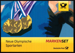 BRD MH 120 Mit 3542-3544 Postfrisch Markenheftchen Olympische Sportarten #GL531 - Sonstige & Ohne Zuordnung