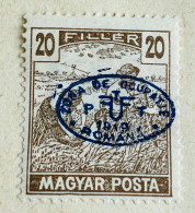 1919 - ROUMANIE/HONGRIE - OCCUPATION DEBRECEN SC # 2N11 Surcharge Bleue - Unused Stamps